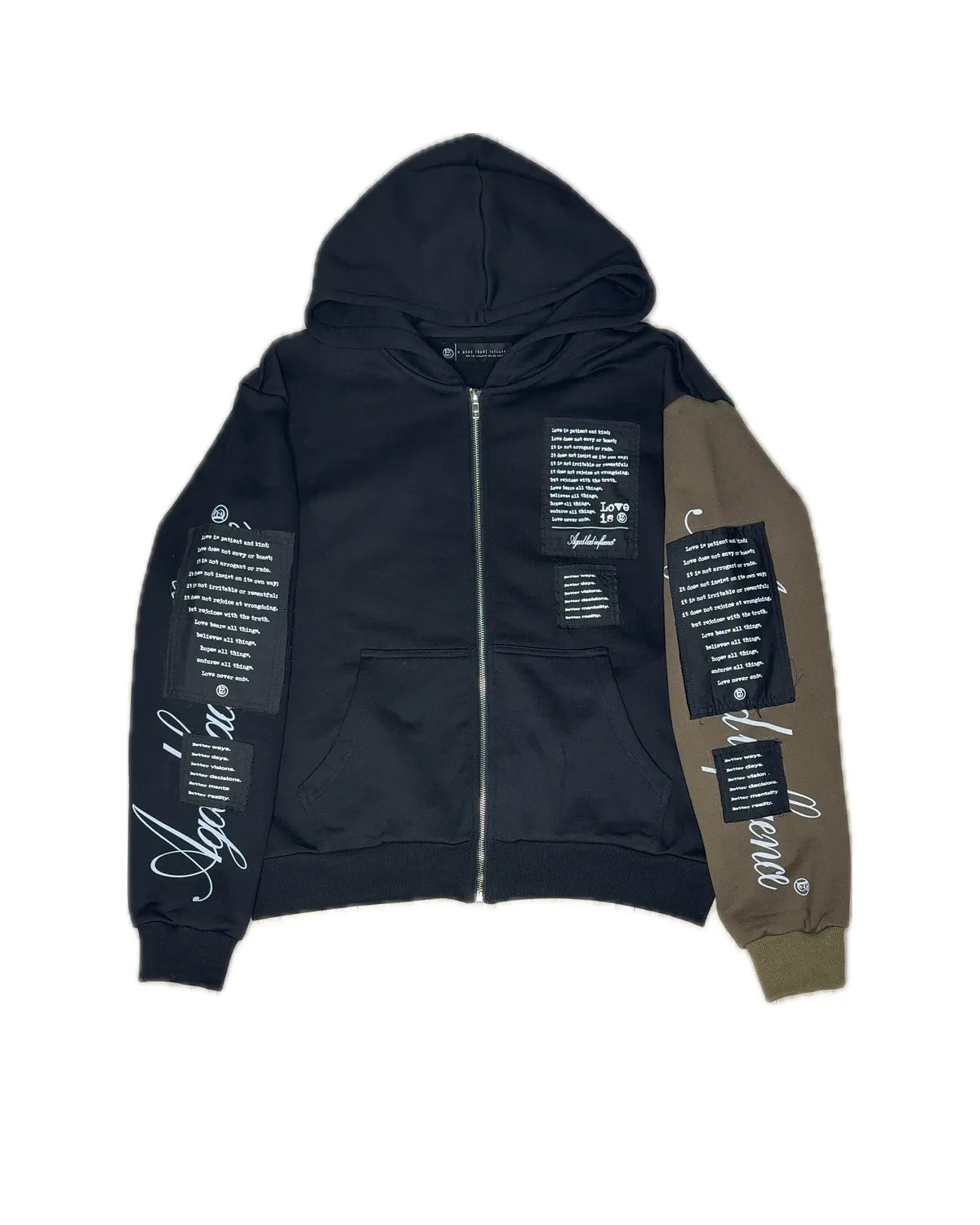 a good bad influence ダメージニット（黒） a good bad influence ニット a good bad influence ダメージニット