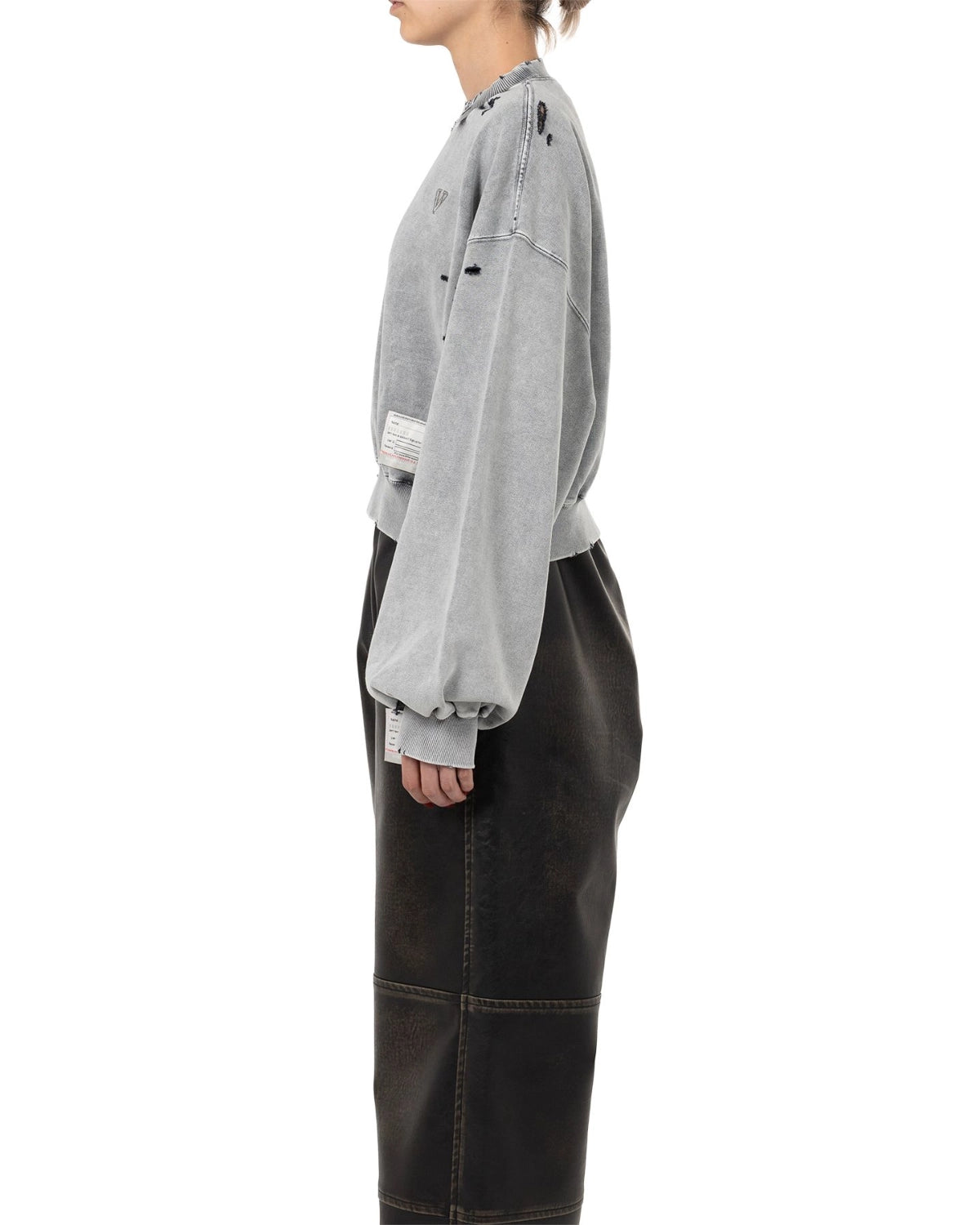 Maison MIHARA YASUHIRO / Bleached Sweatshirt (B15PO572)