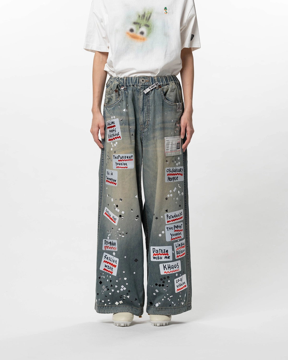 Maison MIHARA YASUHIRO(メゾンミハラヤスヒロ) / DENIM STICKER PANTS