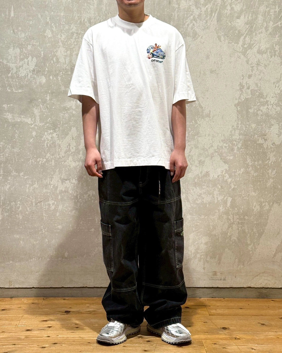 Off-White™ / FRESCO ARROW SKATE S/S TEE (OMAS25-RTW0043)