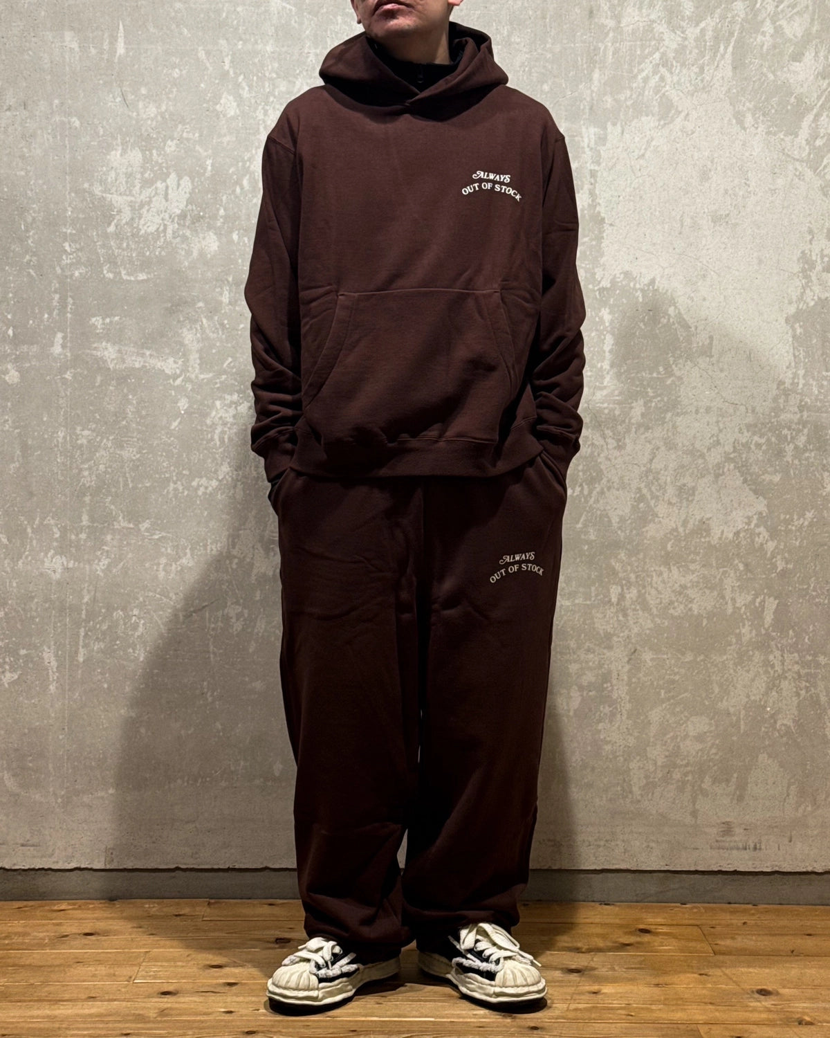 ALWAYS OUT OF STOCK / BASIC LOGO HOODIE (HA-325203213)