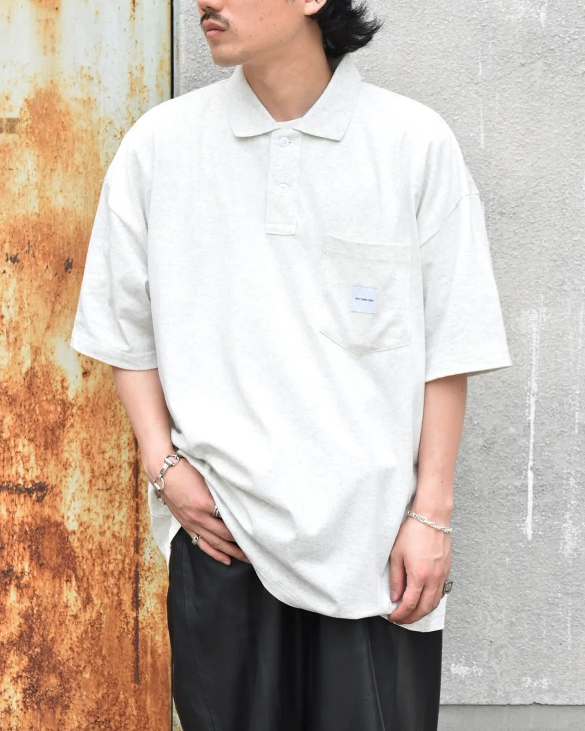 COOTIE PRODUCTIONS® / Open End Yarn Error Fit S/S Polo (CTE-25S317)