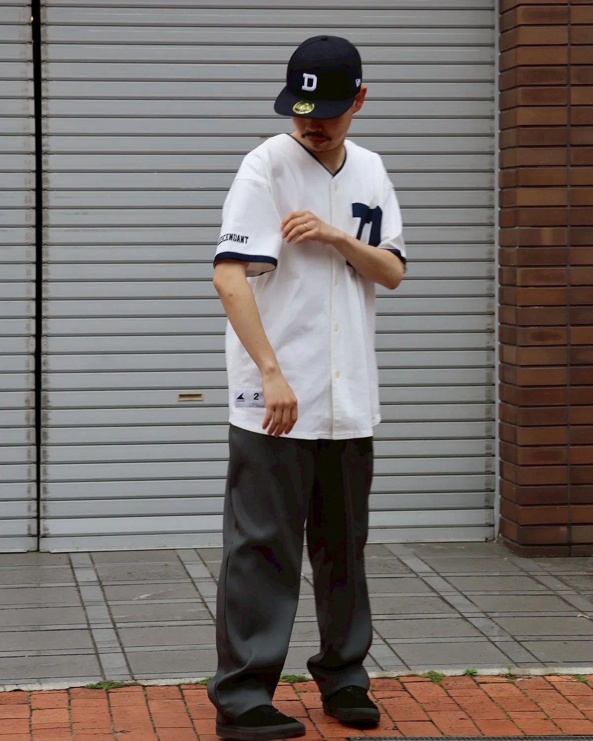 DESCENDANT / BLEEK BASEBALL JERSEY (251ATDS-CSM26)