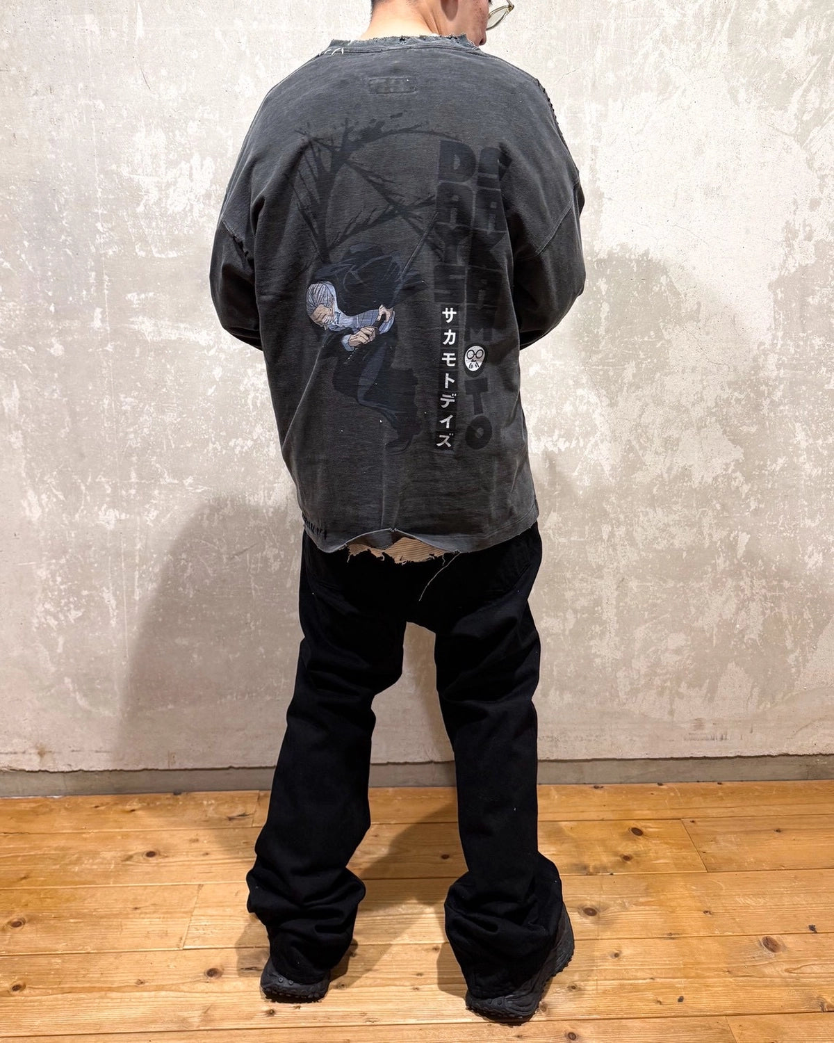 THE SUGAR PUNCH × MINUS × SAKAMOTO DAYS / L/S T-Shirt -TAKAMURA- (TSMM25SM002)