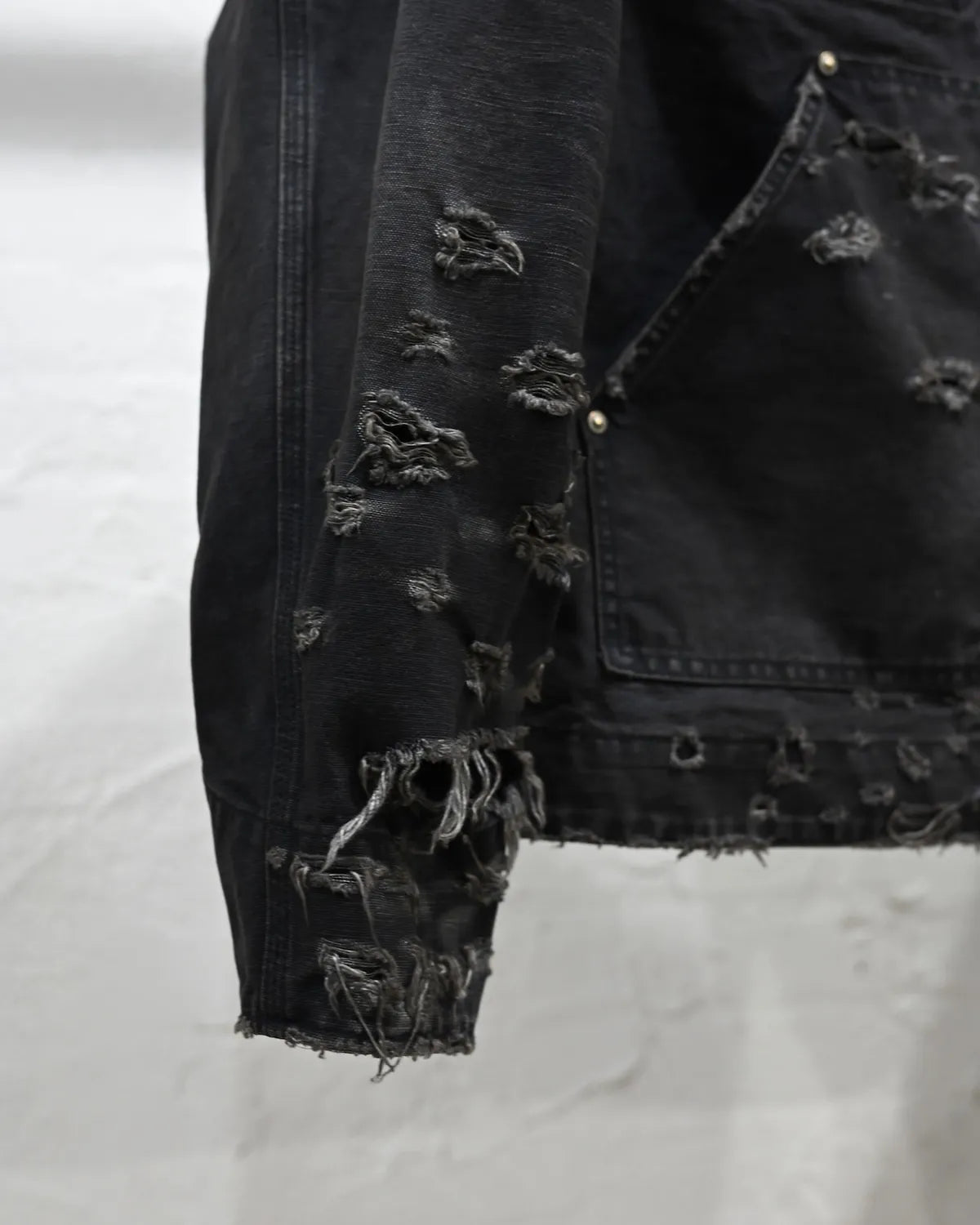 MIYAGIHIDETAKA -Rafu- / Distressed Work Jacket (MH045)