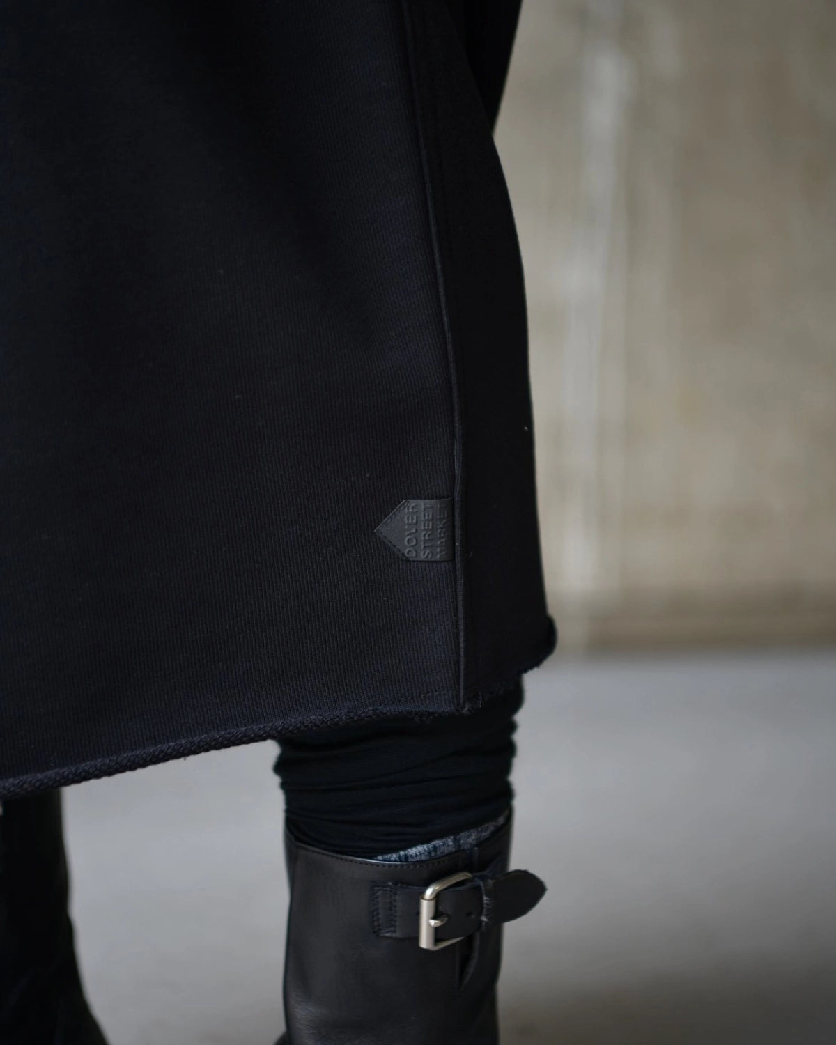 DOVER STREET MARKET kei ninomiya / PLEATED PANTS COTTON BACK PILE KNIT (DSM01P005)