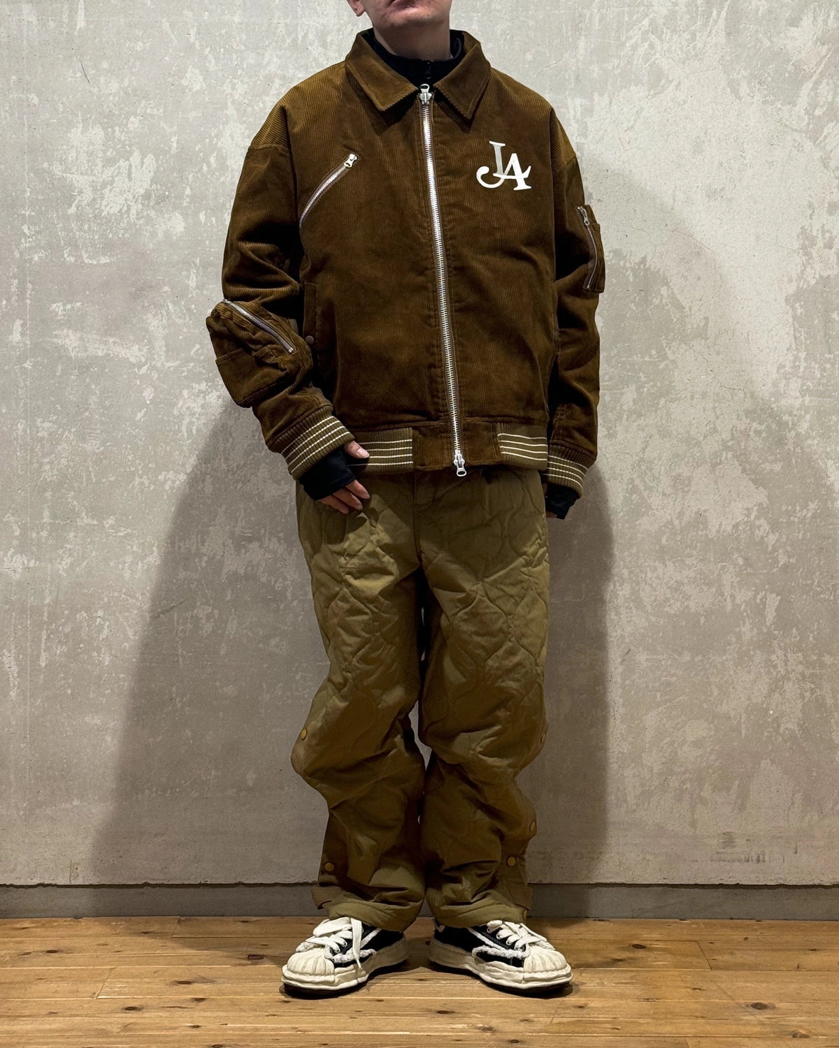 ALWAYS OUT OF STOCK / STADIUM BOMBER JACKET (HA-025201124)