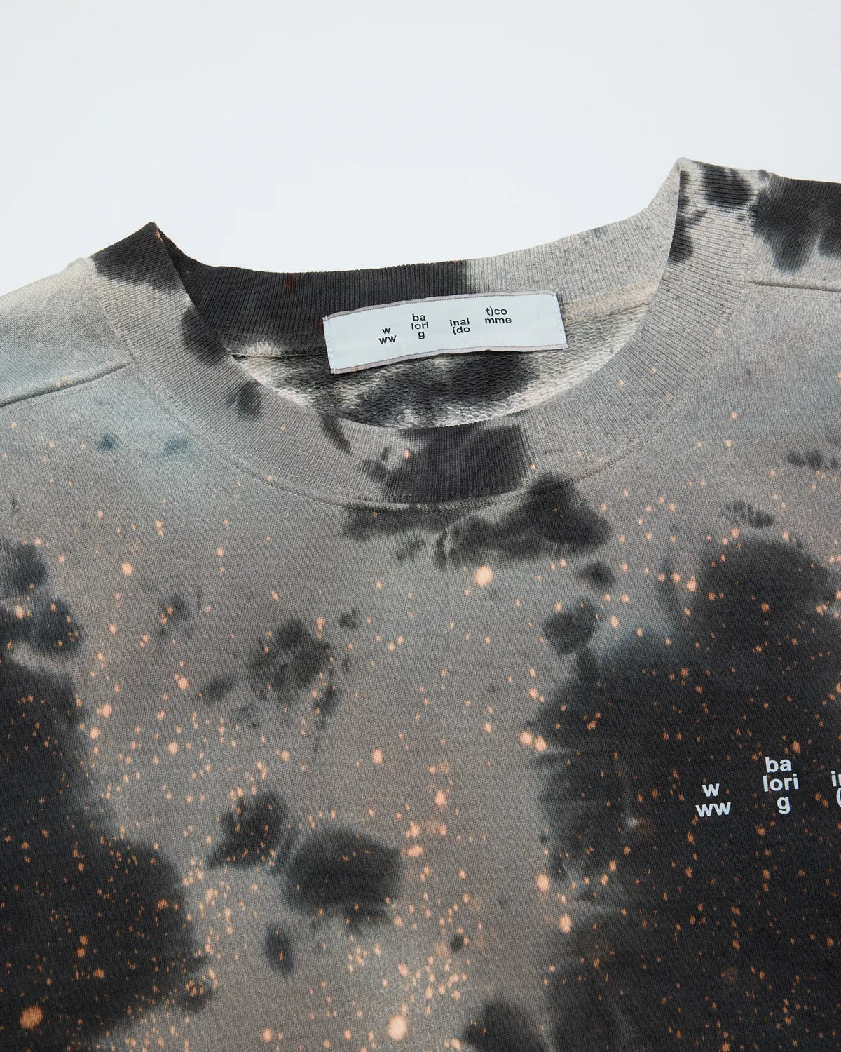 BAL / LOGO TIE DYE CREW SWEAT by YUKIDYE (BAL-2218)