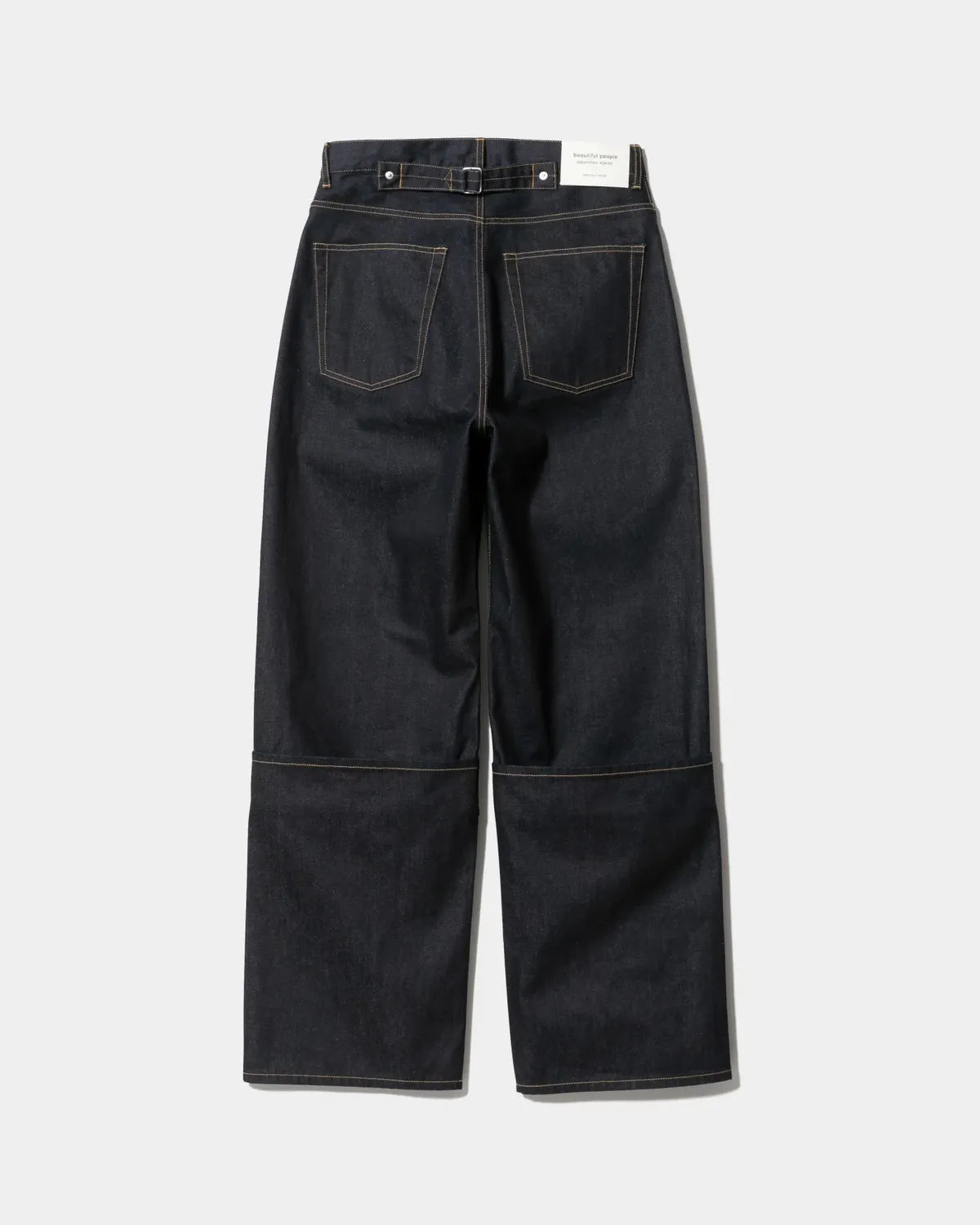 beautiful people / selvedfe denim flip hem pants -Women's- (1545105035)