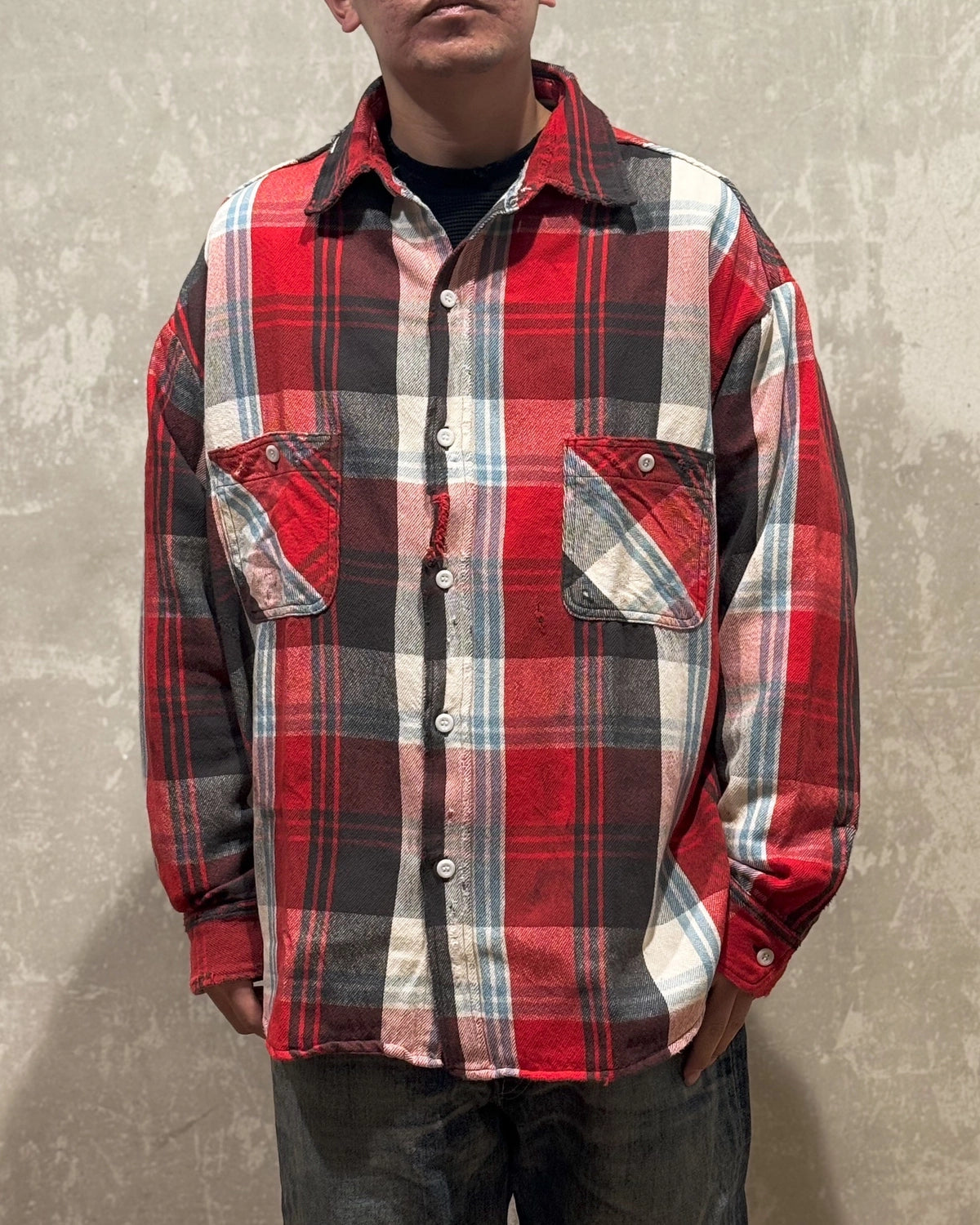 ©︎SAINT Mxxxxxx / FLANNEL SHIRT / CHECK (SM-HR1-0000-043)