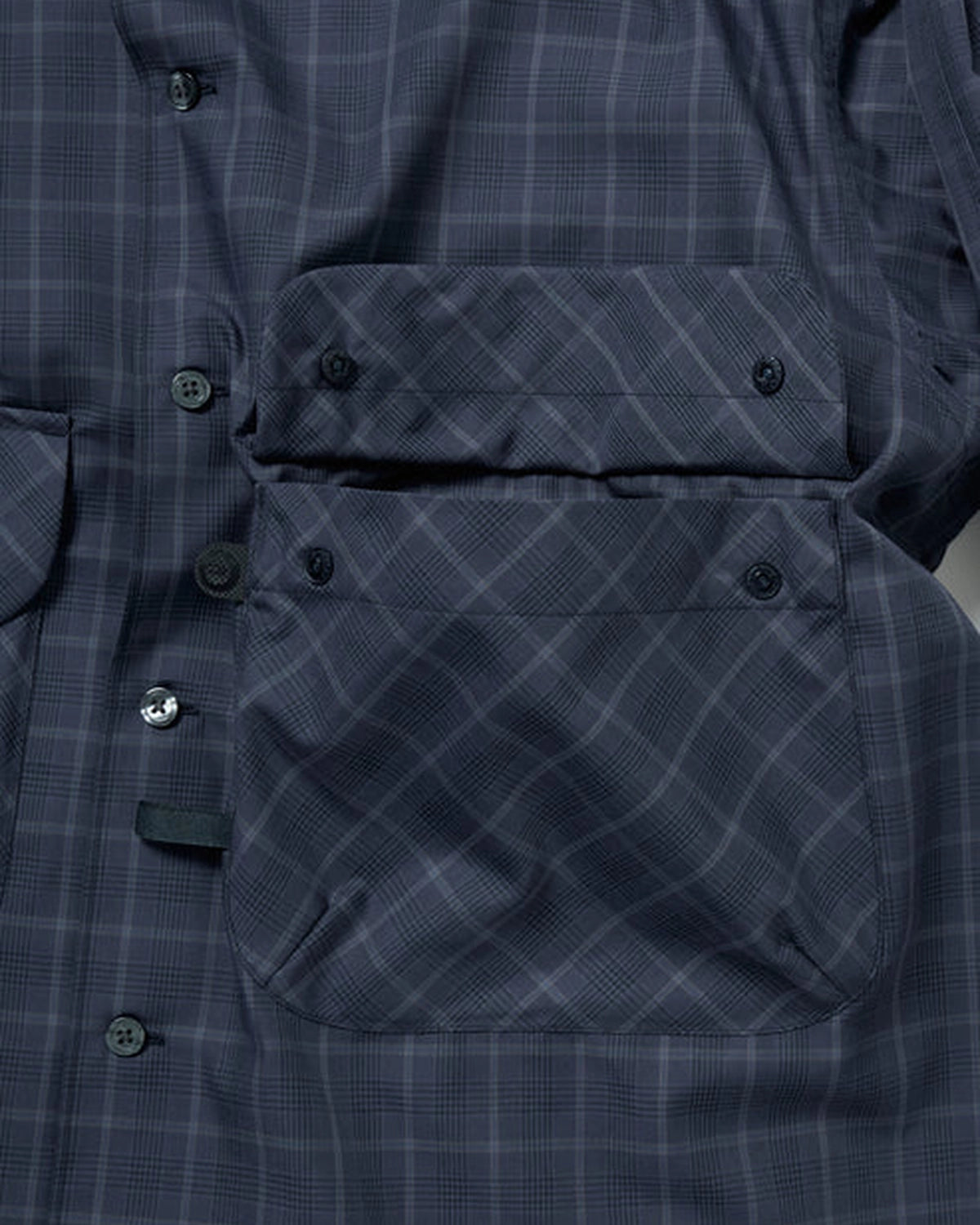 DAIWA PIER39 / TECH SPORTS OPEN COLLAR SHIRT L/S NOVA CHECK (BE-81025W)