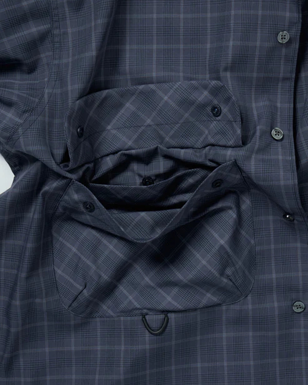 DAIWA PIER39 / TECH SPORTS OPEN COLLAR SHIRT L/S NOVA CHECK (BE-81025W)