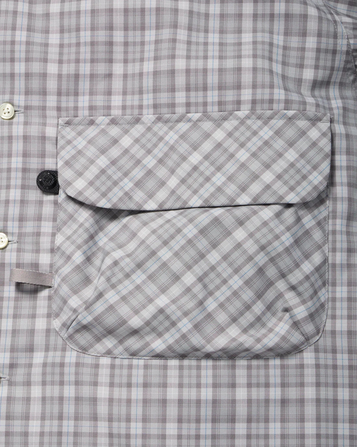 DAIWA PIER39 / TECH SPORTS OPEN COLLAR SHIRT L/S GREN PLAID (BE-82026)