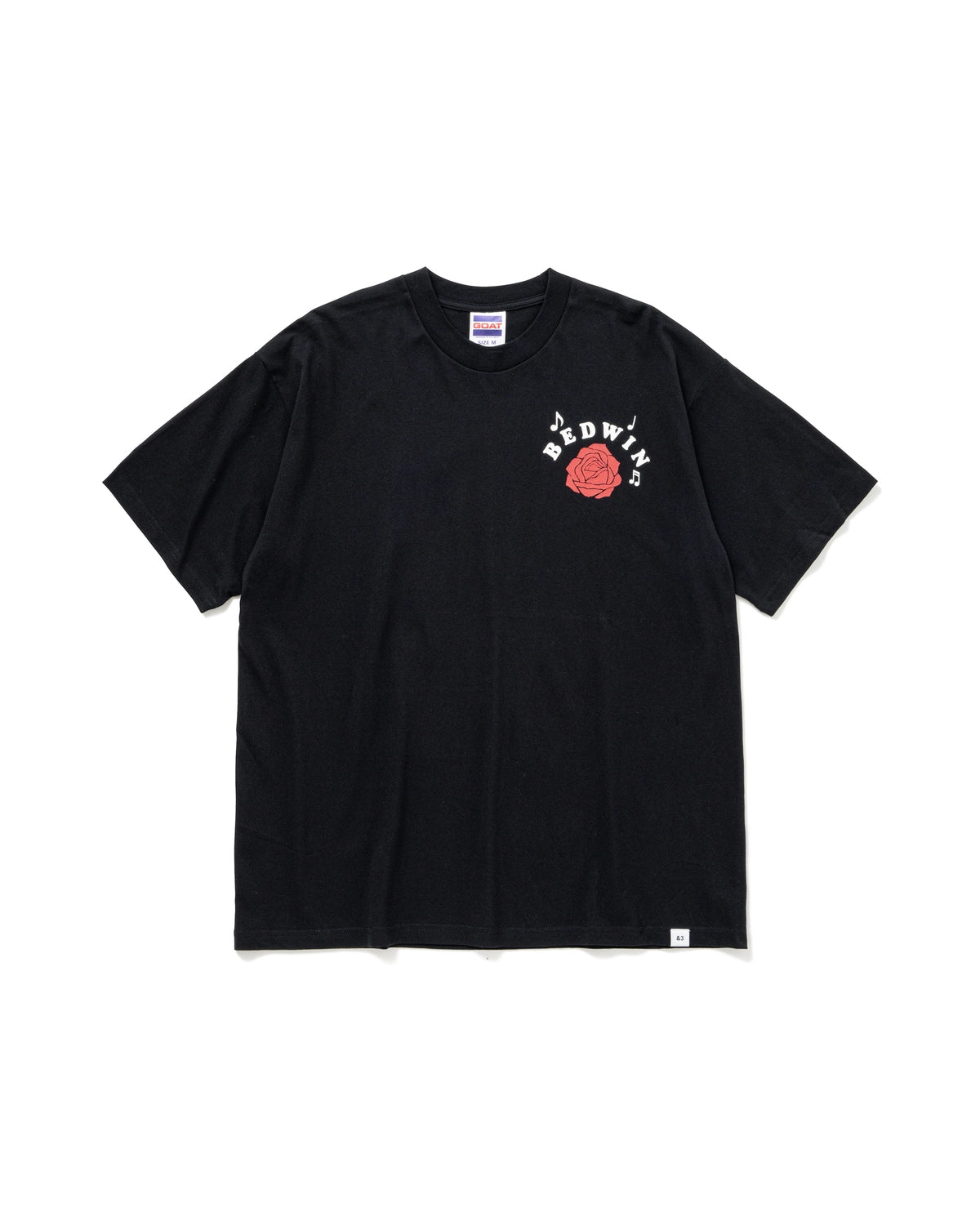 BEDWIN & THE HEARTBREAKERS の S/S PRINTED TEE "NIHOLSON" (25SB2202)