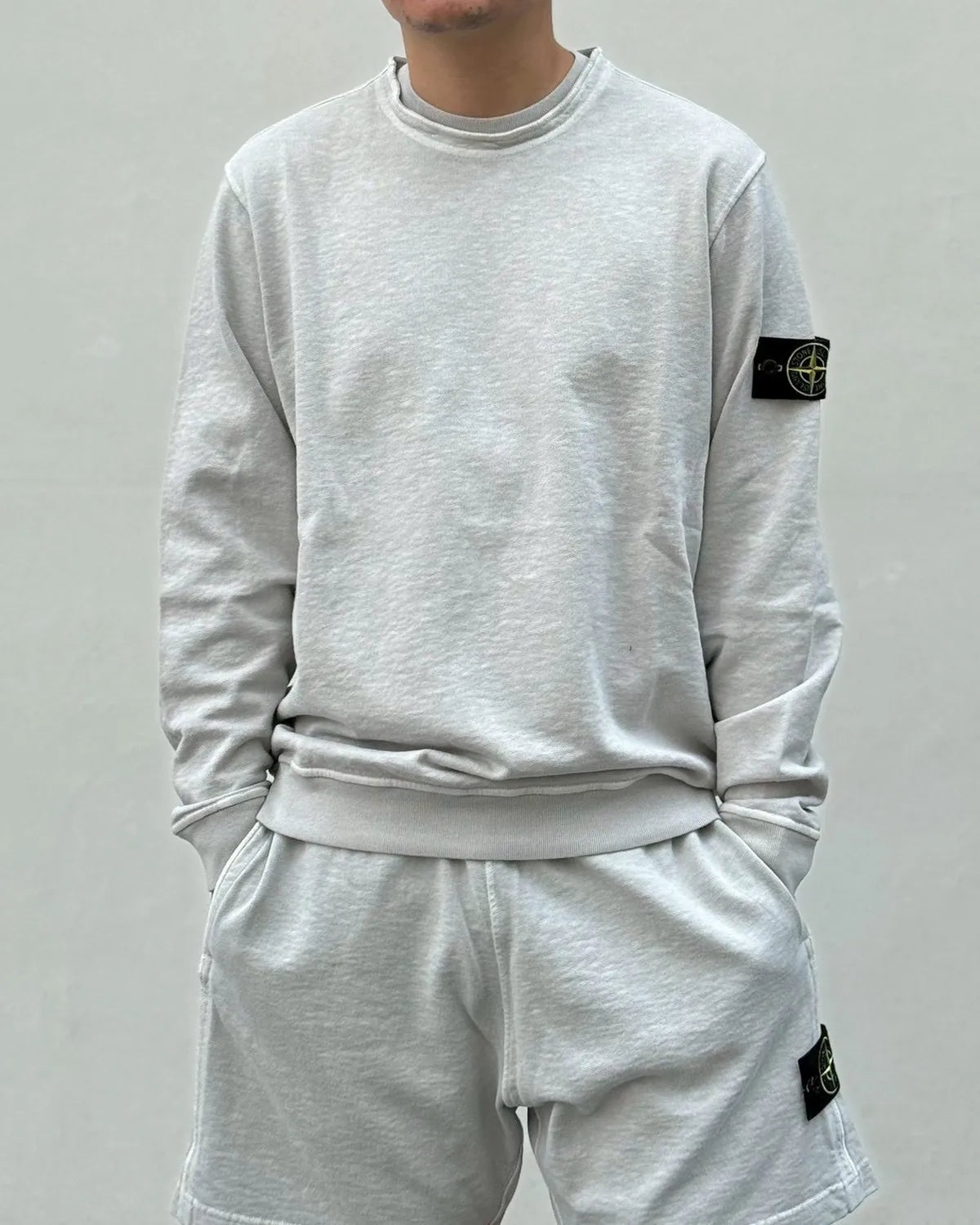 STONE ISLAND / MALFILÉ FLEECE 'OLD' EFFECT (L1S156100034S0060)