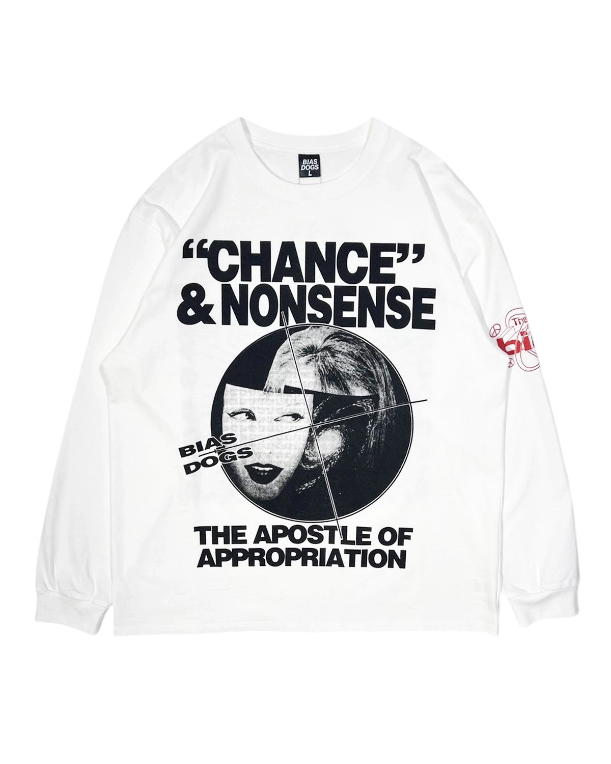 BIAS DOGS の CHANCE AND NONSENSE L/S T-SHIRT (25013)