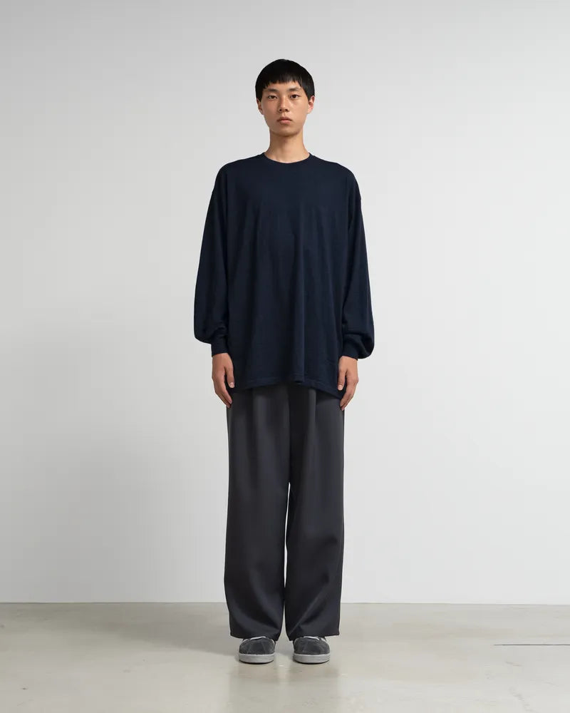 Graphpaper / × BODHI for Graphpaper BIG Extra Fine Cashmere L/S Tee (BODU243-70010)
