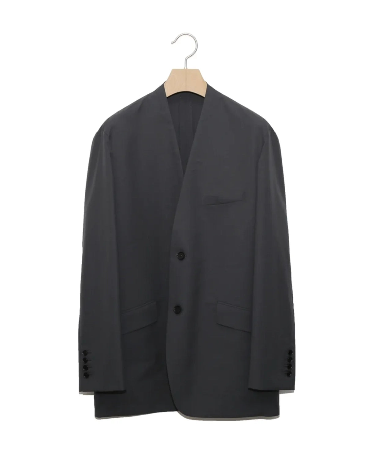 BOWTE（バウト） / EXTRA FINE W ORSTED TOROPICAL COLLARLESS TAILARD 