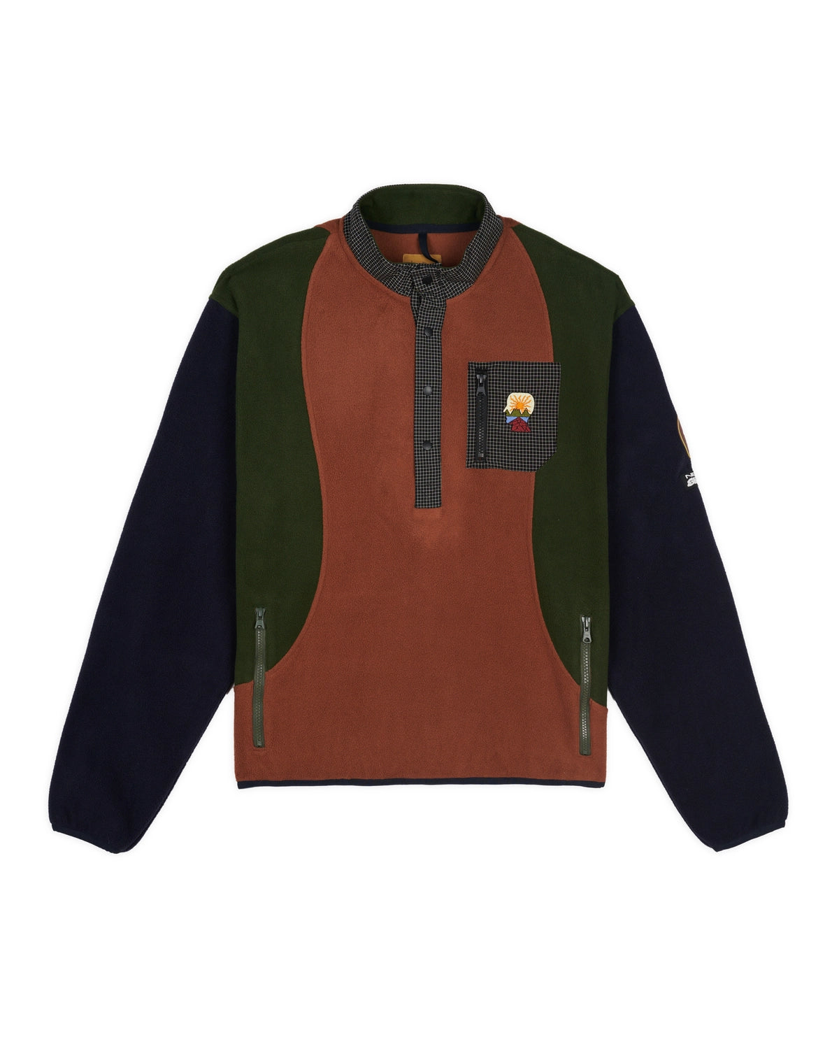 BRAIN DEAD の BRAIN DEAD EQUIPMENT RIPSTOP PULLOVER FLEECE JACKET (T34004555FW25)