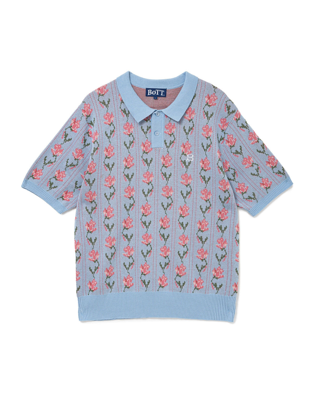 BoTT の Flower S/S Knit Polo