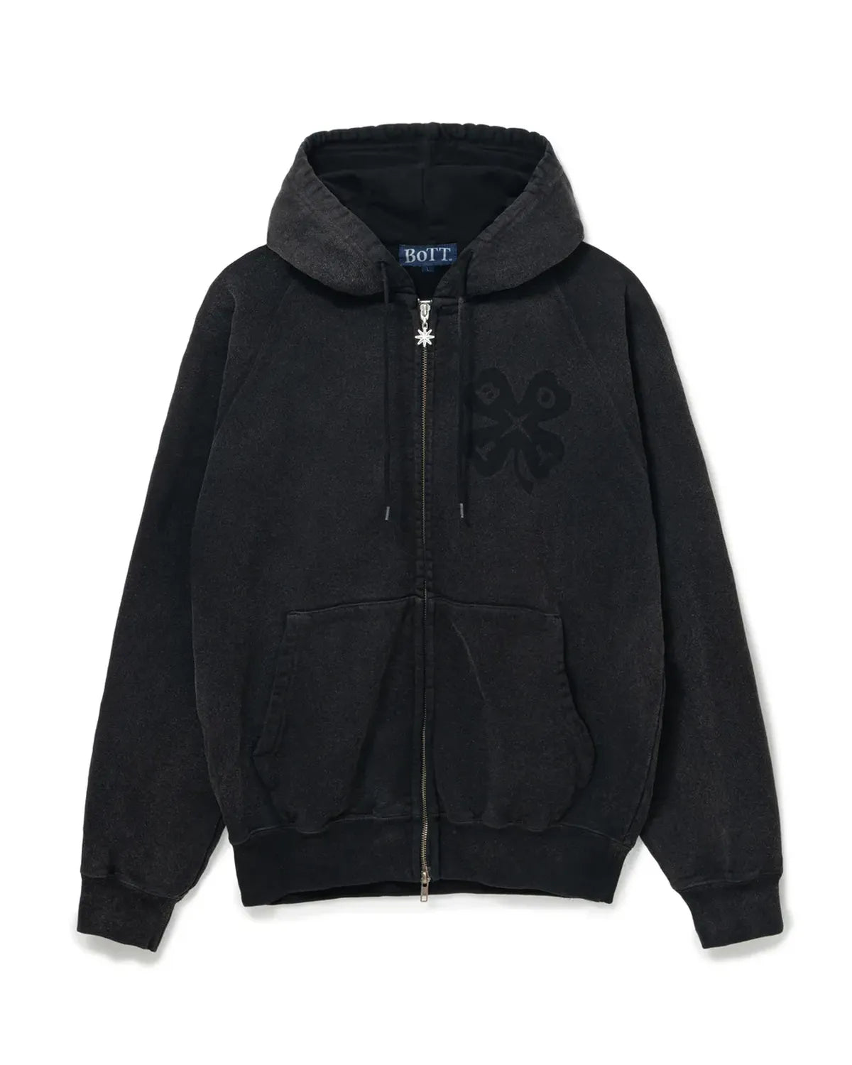 BoTT の Washed Luckey Logo Zip Hoodie