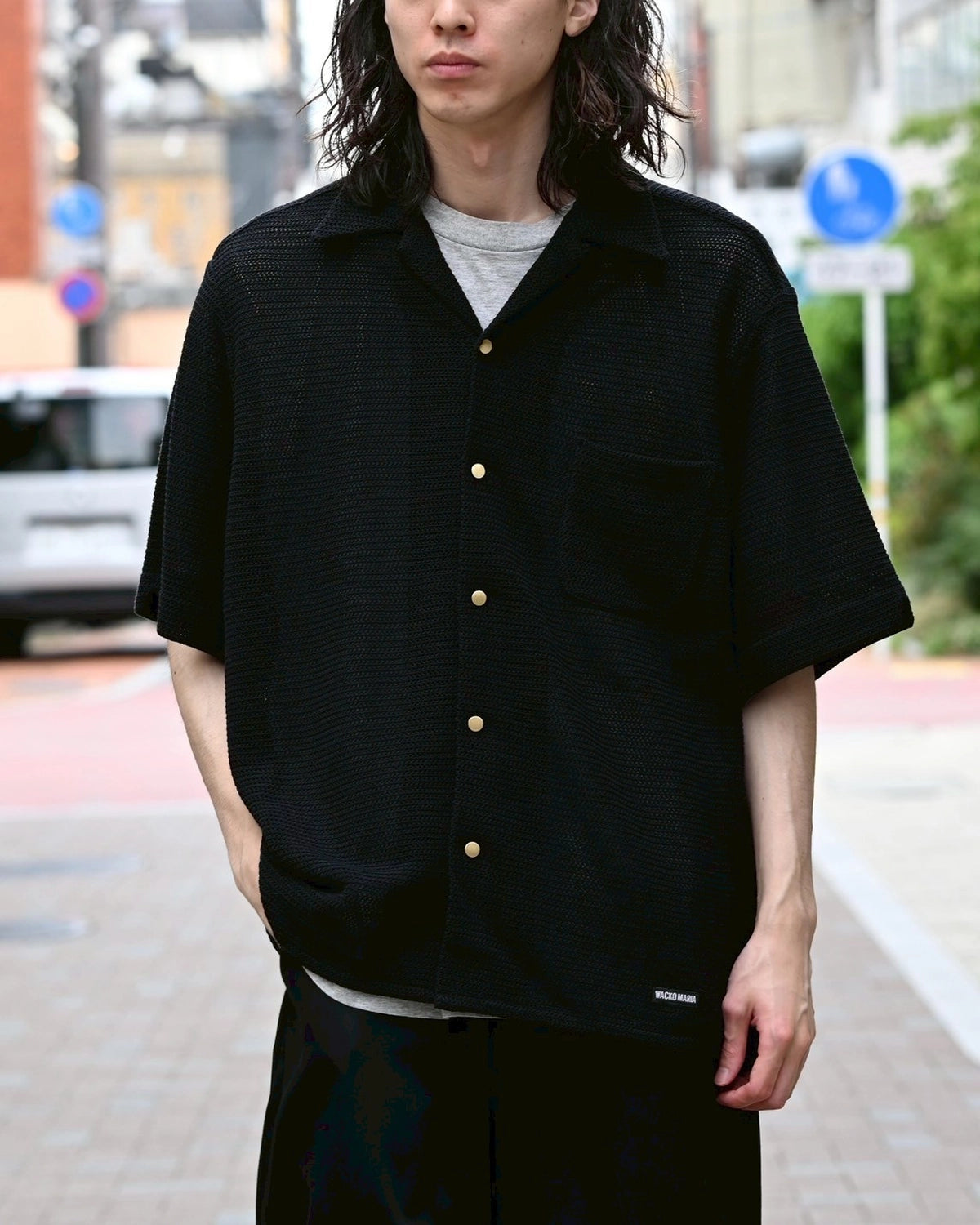 WACKO MARIA / KNIT SHIRT (25SS-WMK-KN24)