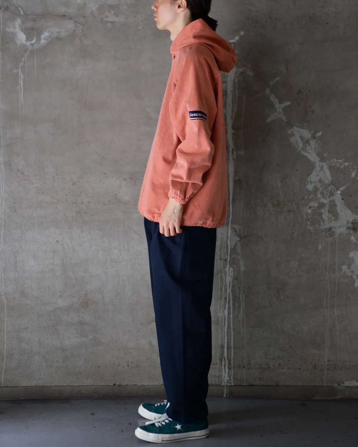 DESCENDANT / DC-3 ORGANIC COTTON TWILL TROUSERS (262TQDS-PTM01)
