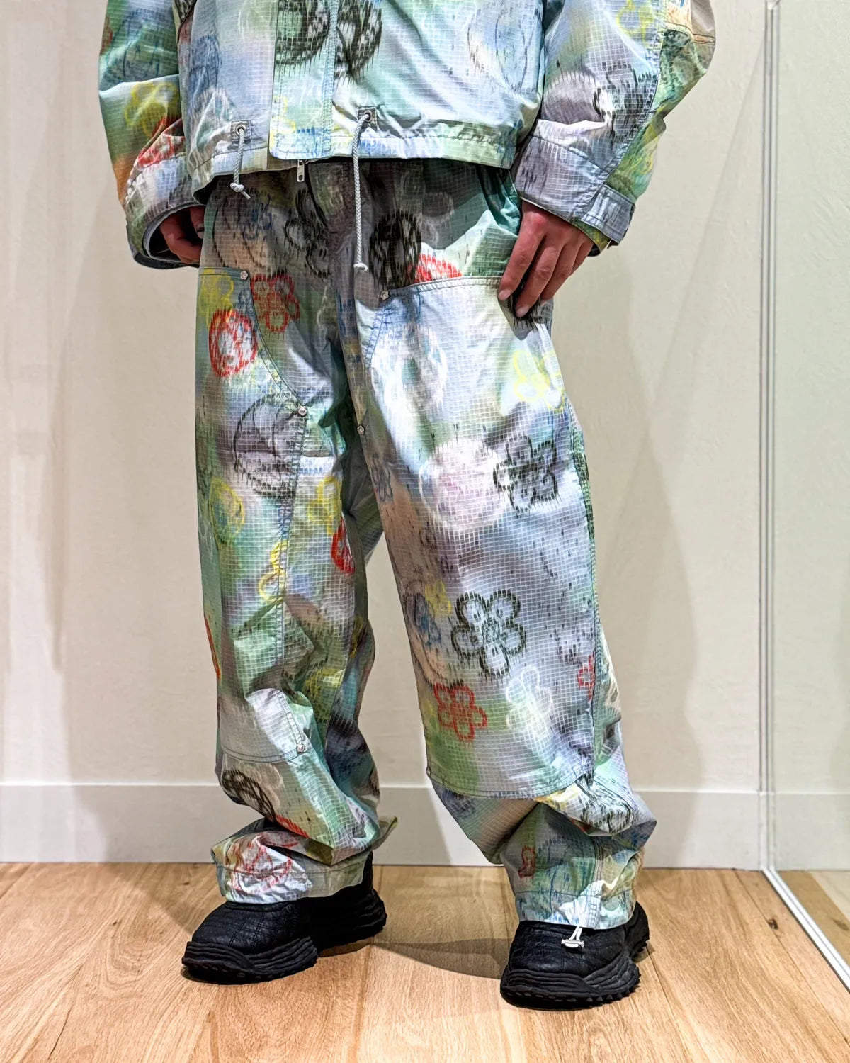 KENZO / 'KENZO X FUTURA 2000' DOUBLE KNEE PANTS (FF65PA247912)