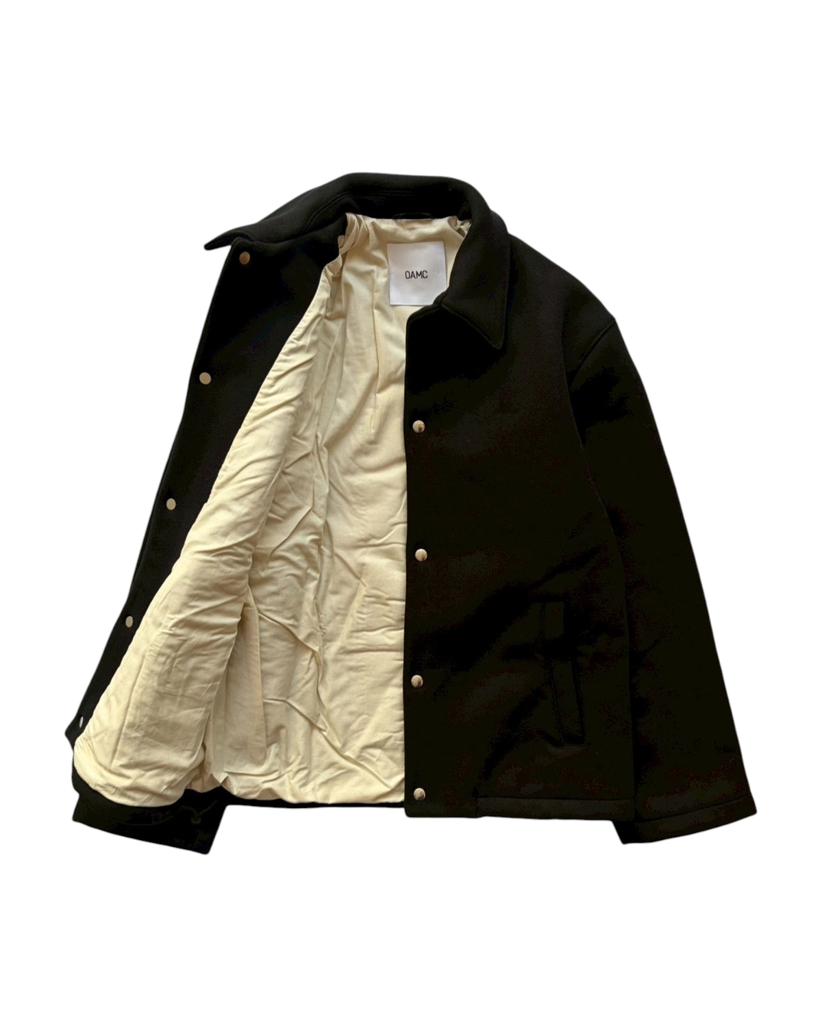 OAMC / BLACK FELT COACH JACKET (OAF5MJ12AP)