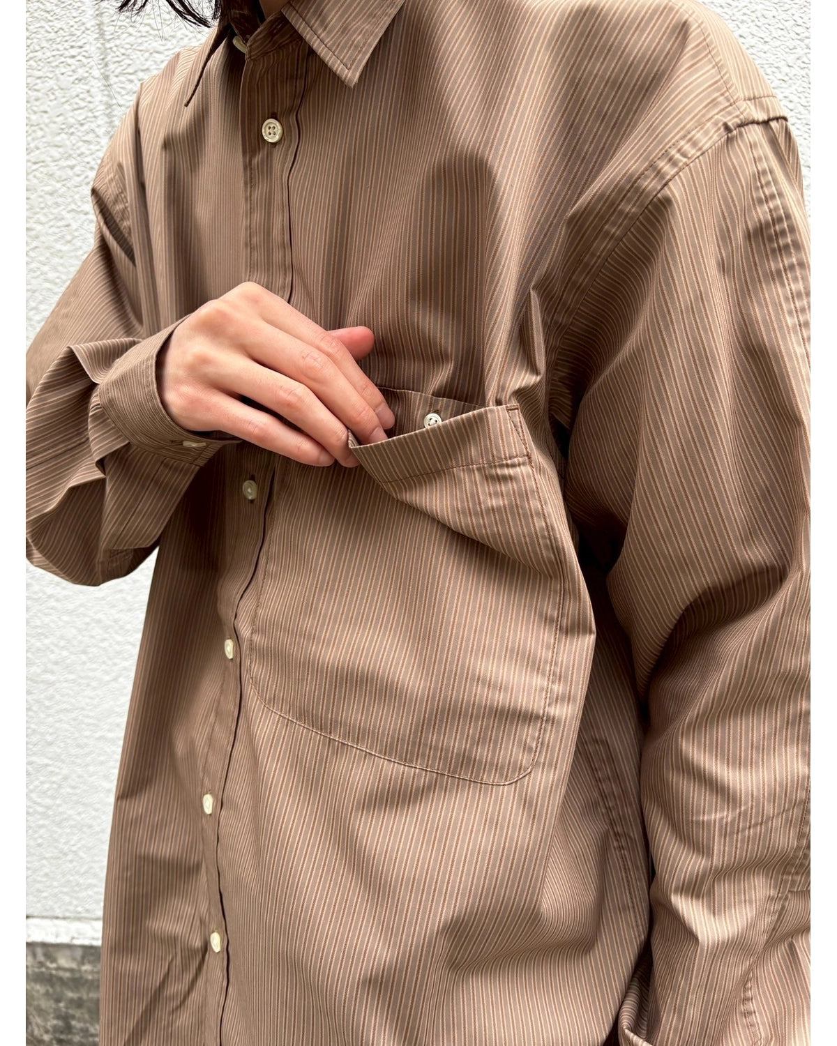 DAIWA PIER39 / TECH REGULAR STRIPE SHIRT L/S (BE-81025)