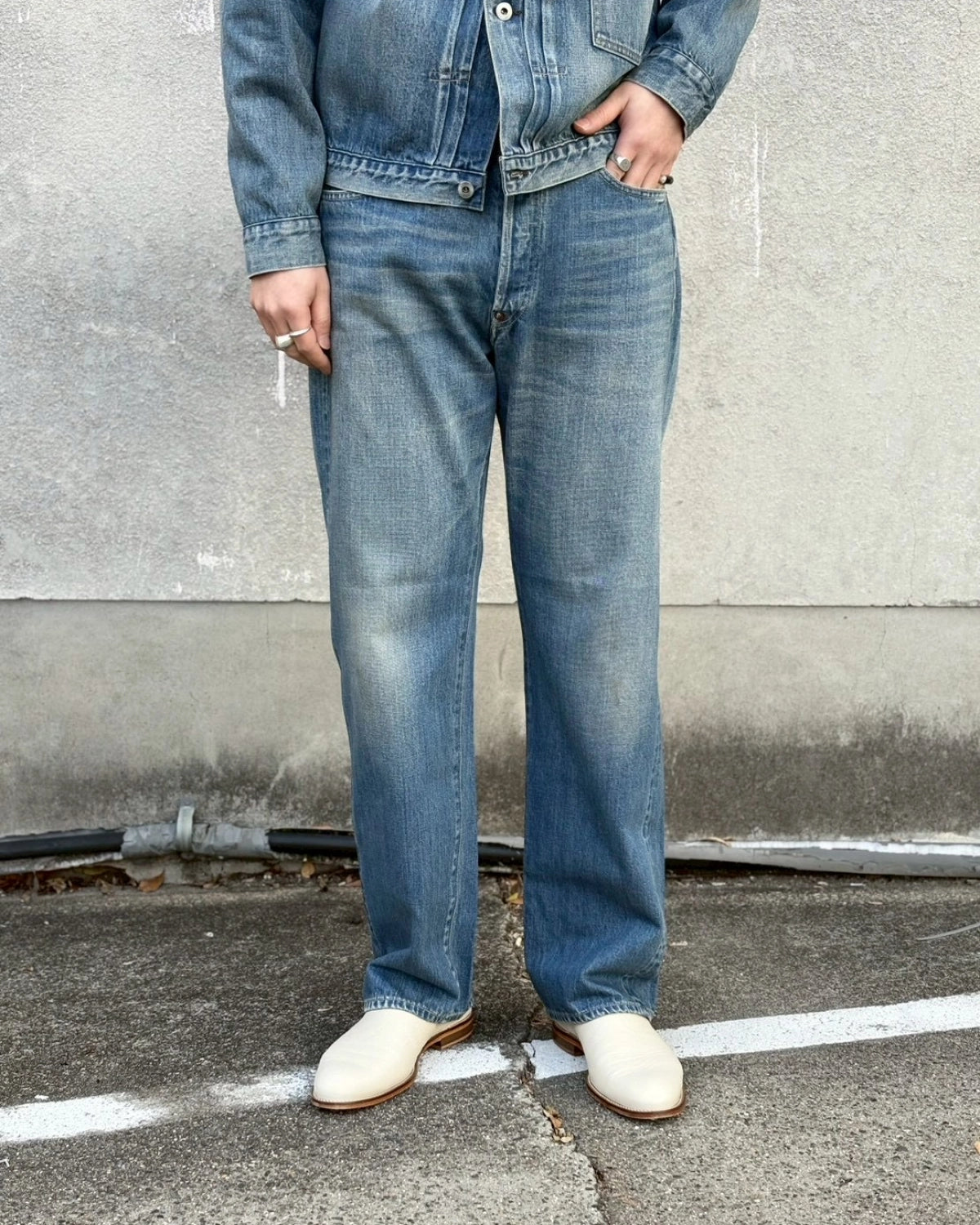 A.PRESSE / No.2 Washed Denim Pants (AP-4008)