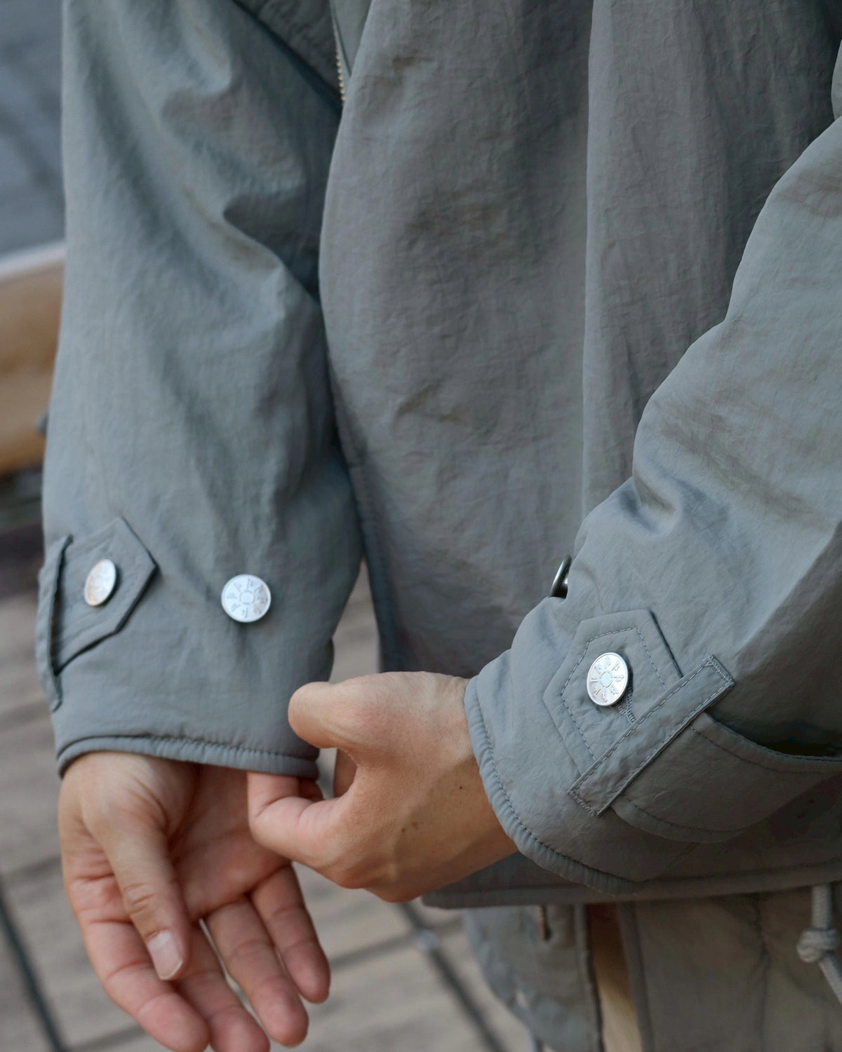 PHINGERIN / DOUBLE CUSHY HOODED JACKET (PD-252-JK-011)