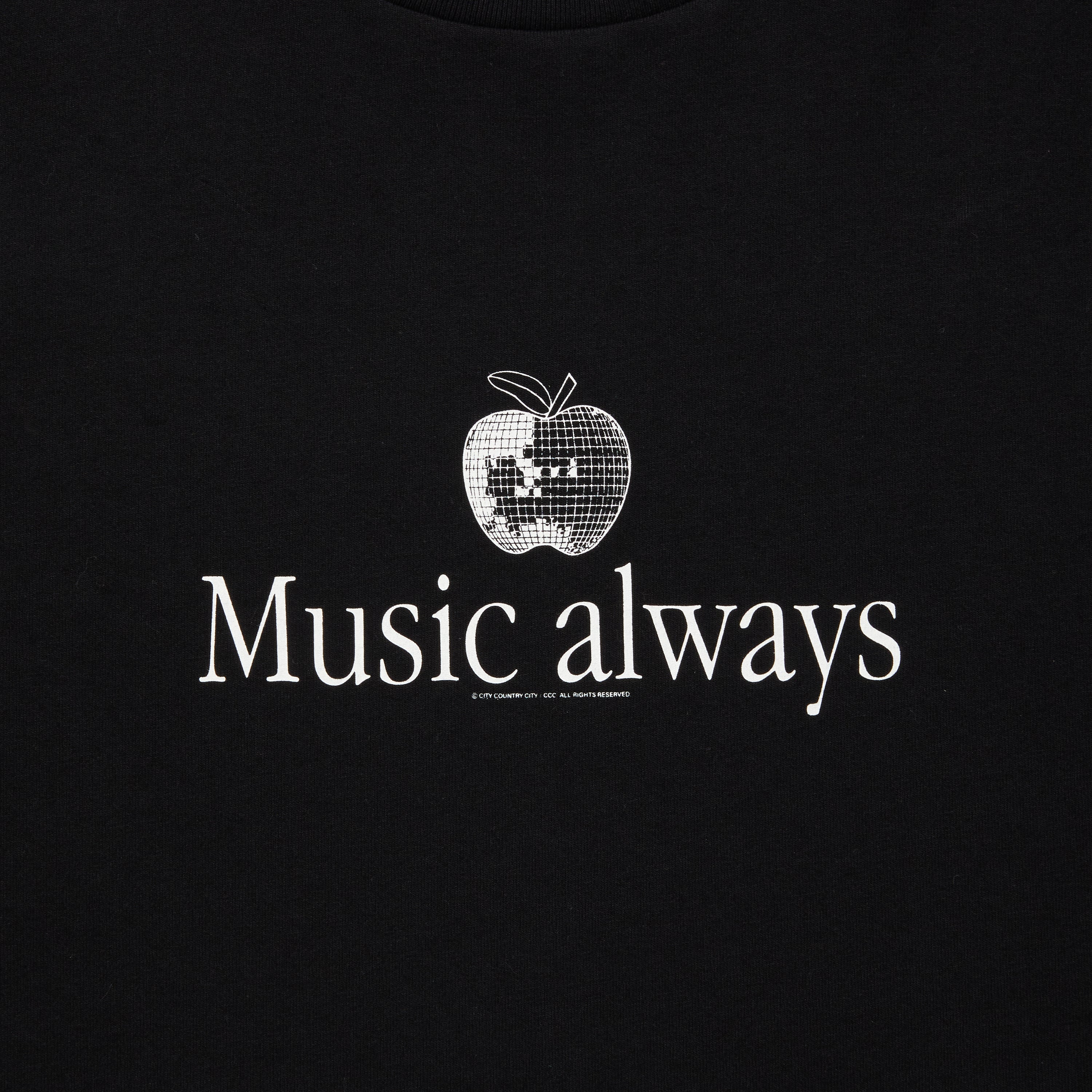 CITY COUNTRY CITY / COTTON L/S T-SHIRT_Music always (CCC-251T002)