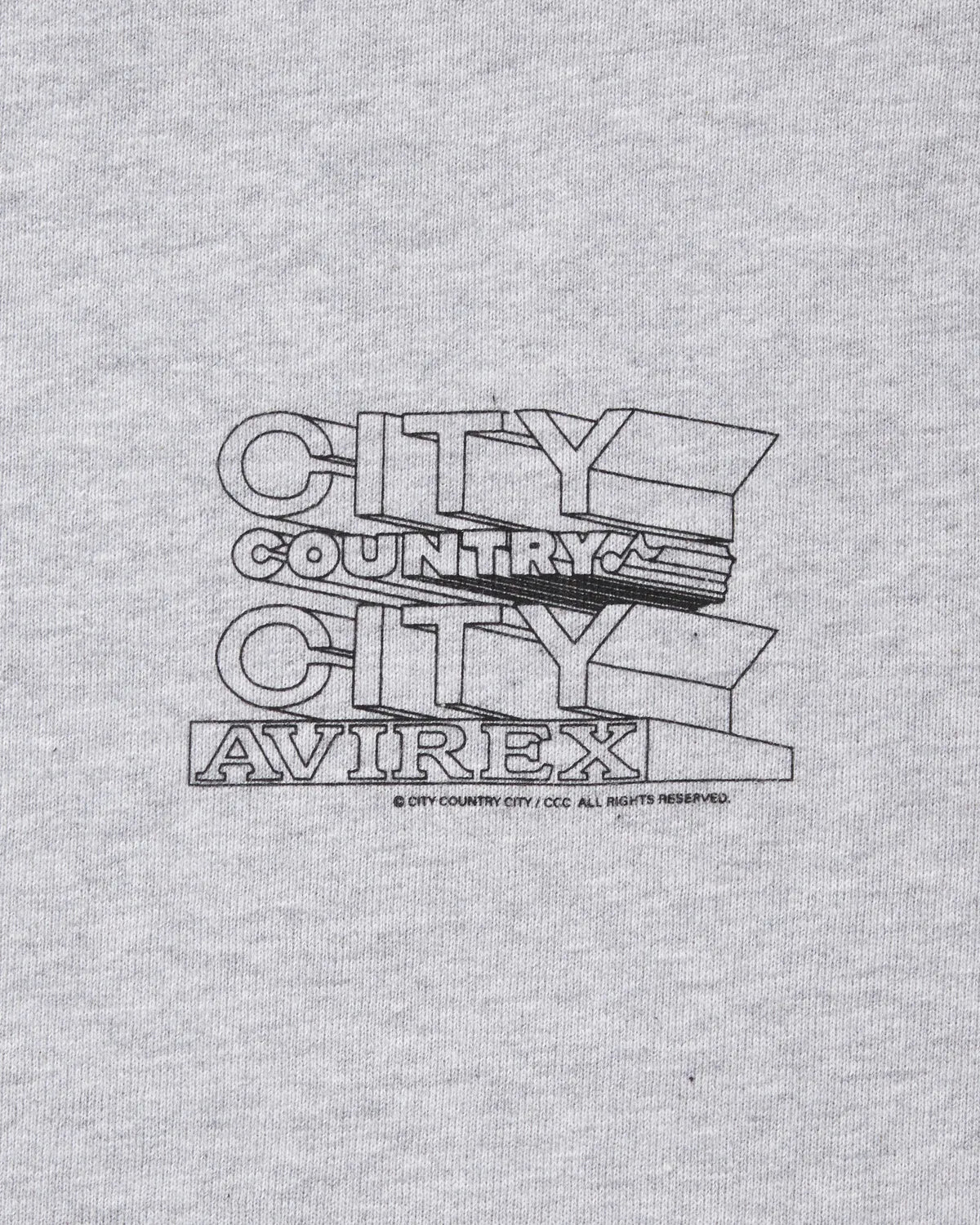 CITY COUNTRY CITY × AVIREX  / × AVIREX_SWEATSHIRT (CCC-253C006)