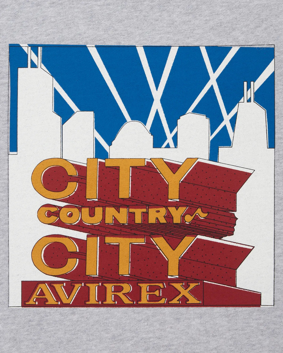 CITY COUNTRY CITY × AVIREX  / × AVIREX_SWEATSHIRT (CCC-253C006)