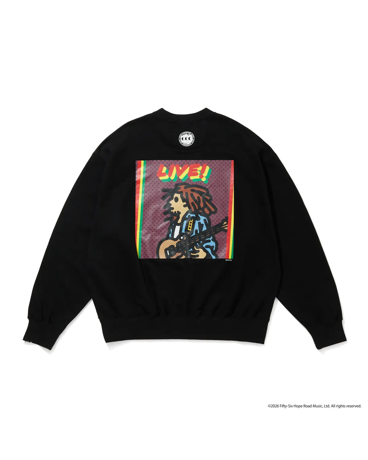 CITY COUNTRY CITY × BOB MARLEY / SWEAT SHIRT _ LIVE (CCC-261C004)