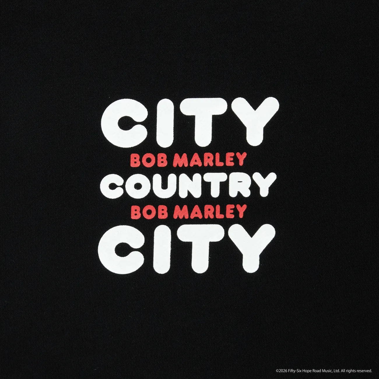 CITY COUNTRY CITY × BOB MARLEY / SWEAT SHIRT _ LIVE (CCC-261C004)