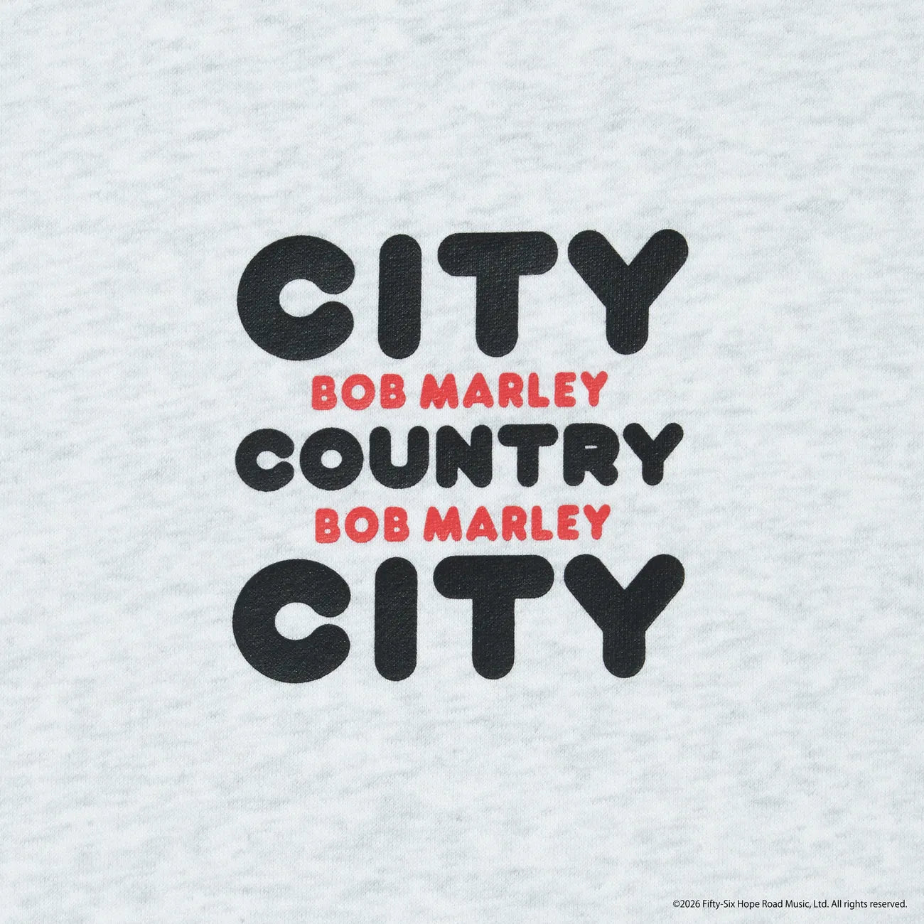 CITY COUNTRY CITY × BOB MARLEY / SWEAT SHIRT _ LIVE (CCC-261C004)