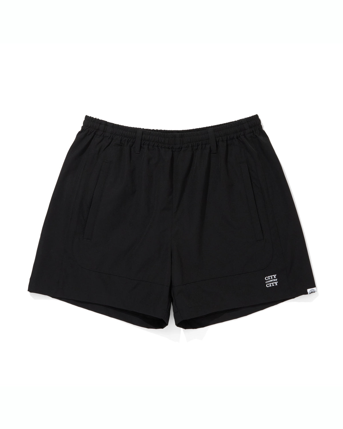 CITY COUNTRY CITY / EMBROIDERD LOGO STRECH NYLON EASY SHORTS (CCC-261P005)