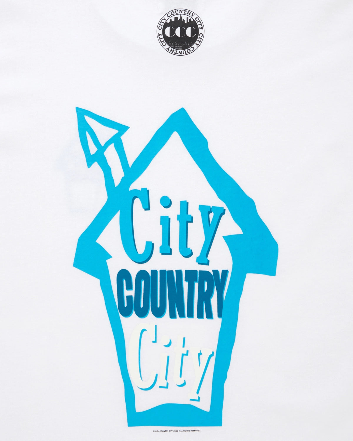 CITY COUNTRY CITY / COTTON T-SHIRT_CITY HOUSE (CCC-261T007)