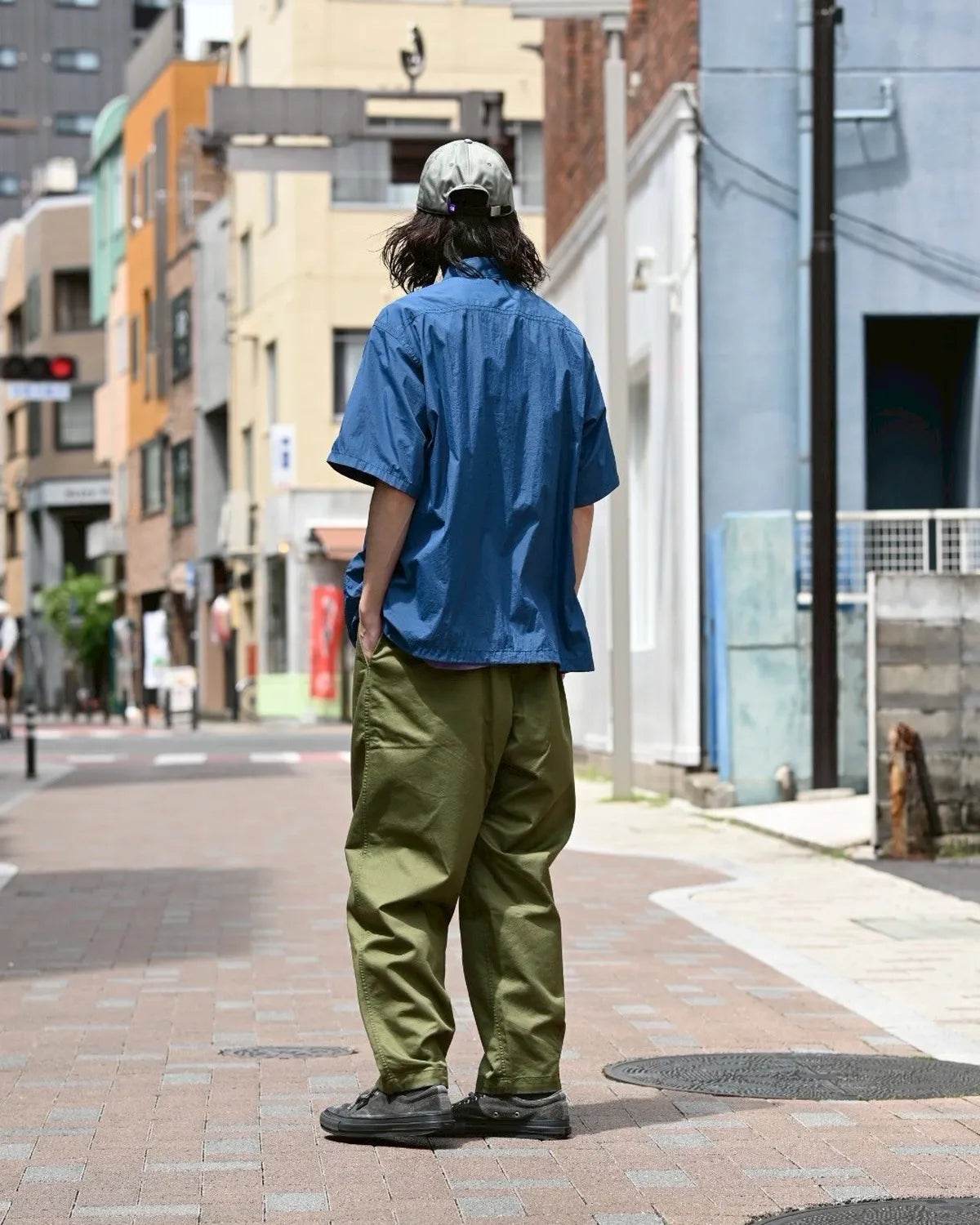 THE NORTH FACE PURPLE LABEL / Nylon Taffeta Field S/S Shirt (N25SG055)