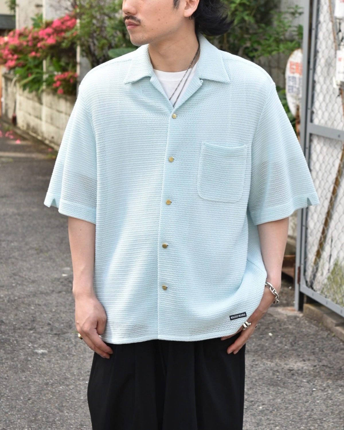 WACKO MARIA / KNIT SHIRT (25SS-WMK-KN24)