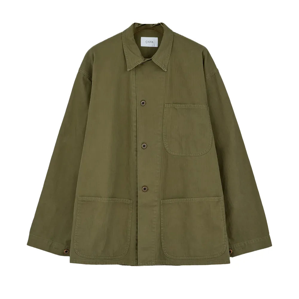 CIOTA の 40s USMC P-47 HBT Jacket -Stone Wash- (JKLM-142-SW)