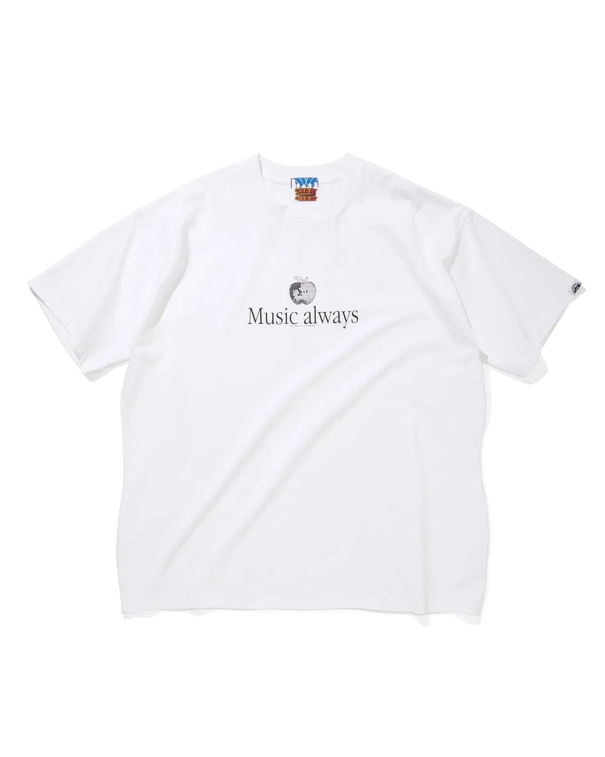 CITY COUNTRY CITY の COTTON S/S T-SHIRT_Music always (CCC-251T007)