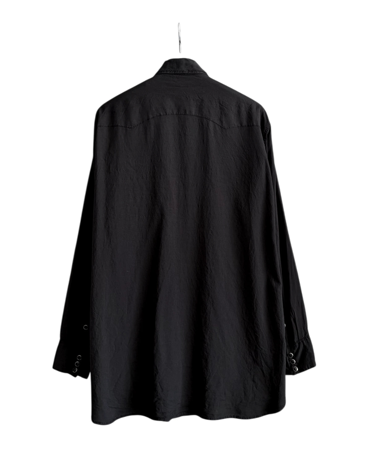 COMOLI / シルク製品染 ウエスタンシャツ (D01-02006)
