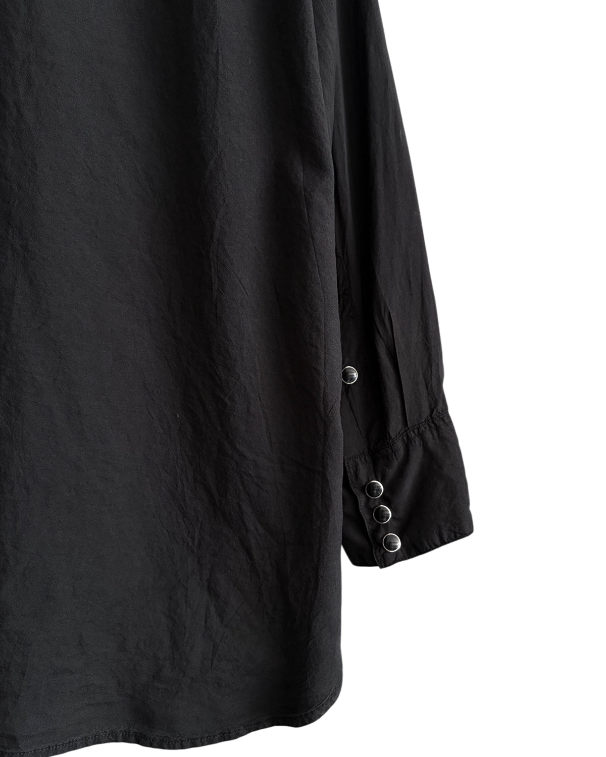 COMOLI / シルク製品染 ウエスタンシャツ (D01-02006)