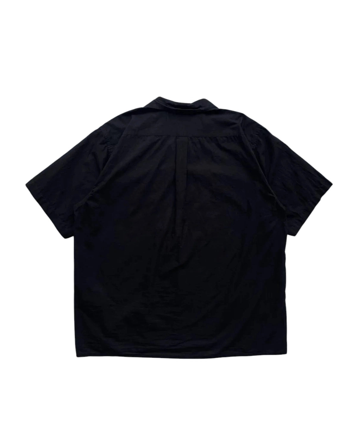 COMOLI / KHADIコットン 半袖オープンカラーシャツ (B01-02012)