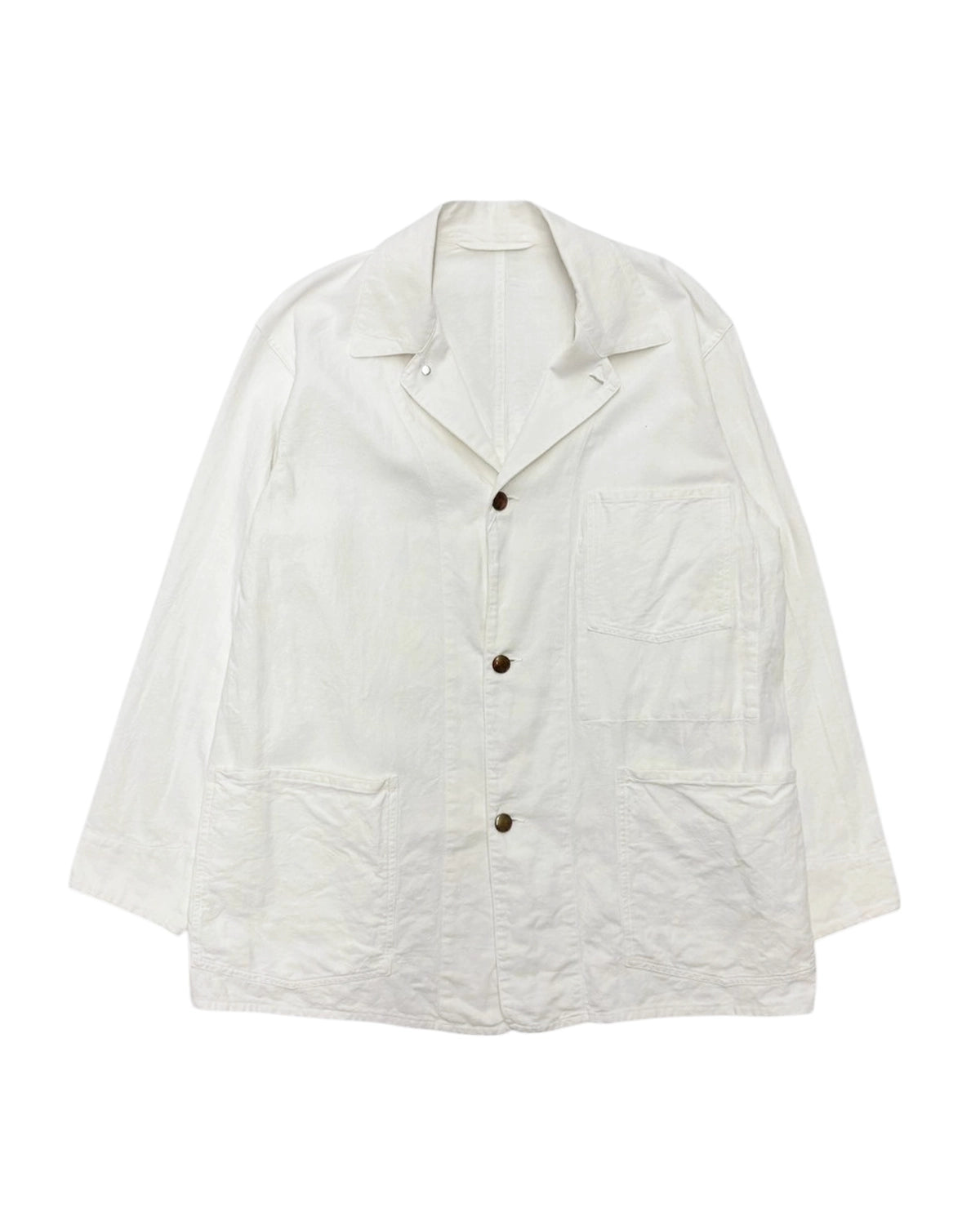 COMOLI の ホワイト 1938 ジャケット (B01-01007)