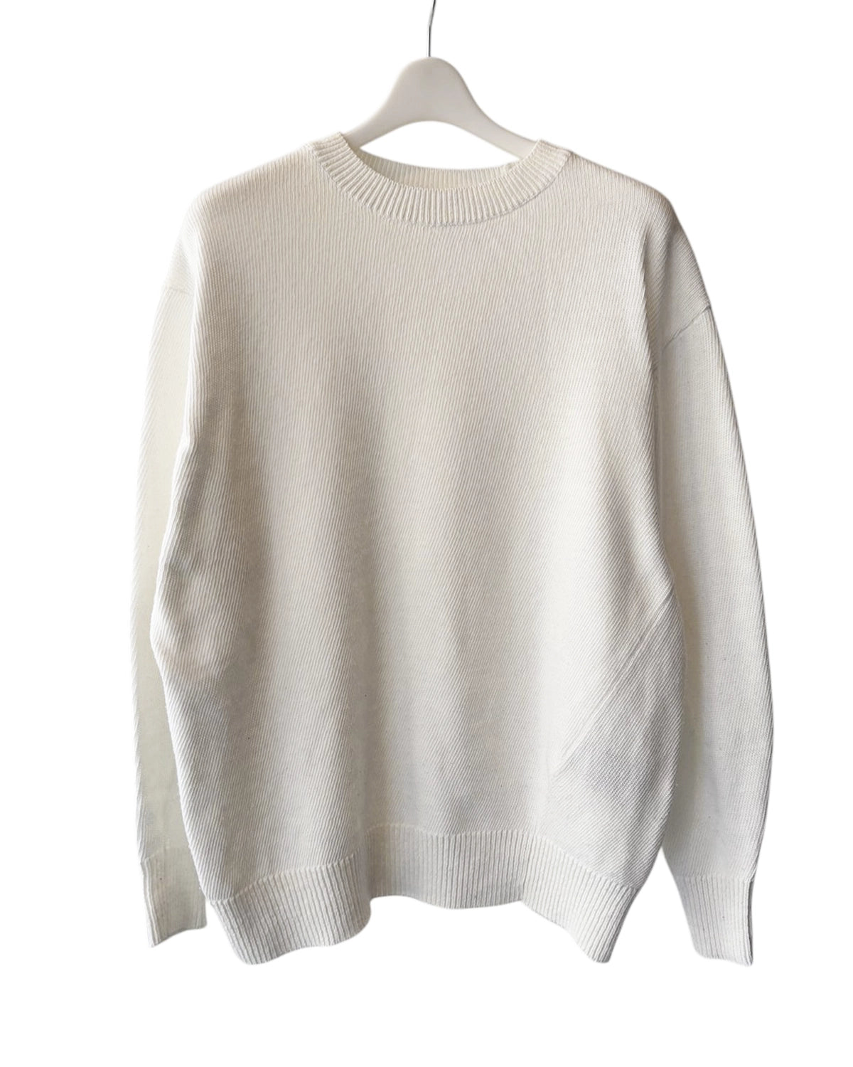 COMOLI の 8G クルーネックニット (D01-06007)