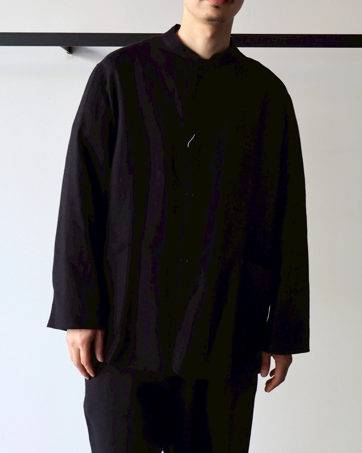 COMOLI の カナパ スタンドカラー ジャケット (B01-01009)